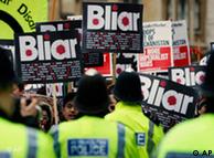 Παλαιότερες διαμαρτυρίες κατά του Μπλερ