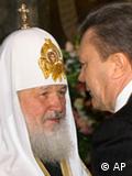 El presidente electo recibió la bendición del patriarca ortodoxo ruso, Kyrill I.  