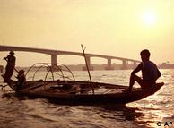 Река Меконг в Камбодже