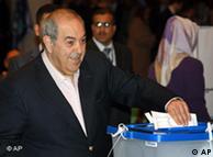اياد علاوي 
زعيم القائمة العراقية، هل سيكون رئيس الحكومة القادمة؟