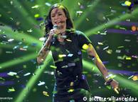 Lena Meyer-Landrut at the glitzy German-level Eurovision finals