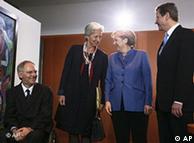 Παλαιότερη συνάντηση της Κρ. Λαγκάρντ με την καγκελάριο Μέρκελ και τον Γερμανό ομόλογό της Σόιμπλε