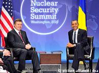 Takimi  dypalësh i presidentit Obama me homologun e tij ukrainas, Viktor  Janukoviç.