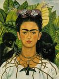 Autoretrato de Frida Kahlo.
