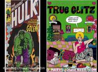 Incrível Hulk (e) e True Glitz, de Diane Noomin