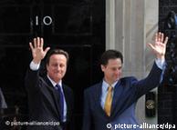 David Cameron and Clegg