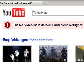 Videos of Rammstein and Tokio Hotel disappear from YouTube 0,,5571996_4,00