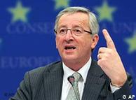Luxembourg's Prime Minister and President of the Eurogroup Jean Claude Juncker