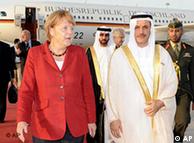 Merkel arrives in Abu Dhabi
