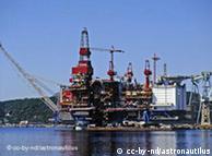 The Gullfaks oil rig in the North Sea off Norway's western coast