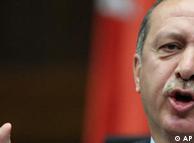 Primeiro-ministro da Turquia, Tayyip Erdogan, em discurso ao Parlamento