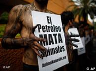 Διαδήλωση με σύνθημα «Το πετρέλαιο σκοτώνει τα ζώα»