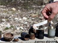 Projéteis encontrados após guerra entre Israel e Líbano
