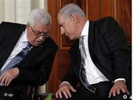محمود عباس و
 بنیامین نتانیاهو