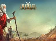 A poster from the game shows Abraham in an epic pose