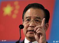Le Premier ministre chinois Wen Jiabao 