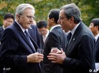 Ζαν-Κλοντ Τρισέ και Μάριο Ντράγκι στο περιθώριο της συνάντησης των G20