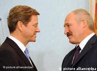 Guido Westerwelle and Alexander Lukashenko
