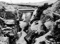 British WWI trench