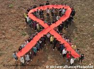 艾滋病防治的标识红丝带