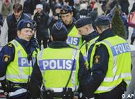 A group of Swedish policemen 