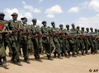 Makruti wa Jeshi la Somalia wakiwa mafunzoni nchini Uganda