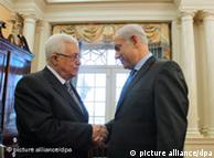 Mahmoud Abbas e Benjamin Netanyahu em Washington, em 2010