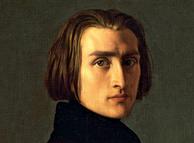 Retrato de Liszt (1839), por Henri Lehmann