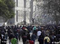 صحنه‌ای از تظاهرات ضد دولتی امروز (شنبه ۲۹ ژانویه) در قاهره