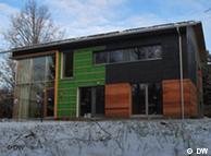 Even in the winter, this passive house stays warm