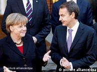 Merkel and Zapatero