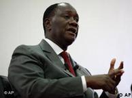 Alassane Ouattara, presidente marfinense reconhecido internacionalmente
