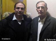 احمد ملکی (سمت راست)، دپیلمات ارشد ایران در ایتالیا و محمد رضا حیدری کنسول پیشین ایران در نروژ 