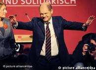 Olaf Scholz on election night