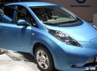 O Leaf, da Nissan, vem equipado com um gerador de som no compartimento do motor