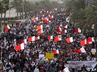 تظاهرات مخالفان دولت در منامه، پایتخت بحرین