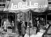 Discoteca La Belle após a explosão em abril de 1986