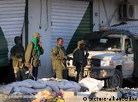 نیروهای نظامی هوادار معمر قذافی در شهر مصراته‌ی لیبی