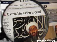 Superteaser Großbildteaser ### Achtung, nicht für CMS-Flash-Galerien! ### Verschiedenen Onlineseiten englischsprachiger Zeitungen verbreiten die Nachricht über den Tod des Terroristenführers Osama bin Laden, aufgenommen am Montag (02.05.2011) in Kaufbeuren (Schwaben). Weltweit äusserten sich Politiker erleichtert über den Tod des Al-Kaida-Chefs. Foto: Karl-Josef Hildenbrand dpa/lby +++(c) dpa - Bildfunk+++ 