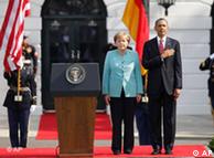 Obama and Merkel at the White House