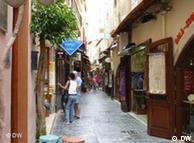 Streets of Cretian town
