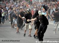 Greeks protest in Athens