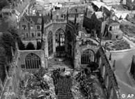 Разбомбленный собор в Ковентри