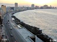 Malecón en la Habana. 